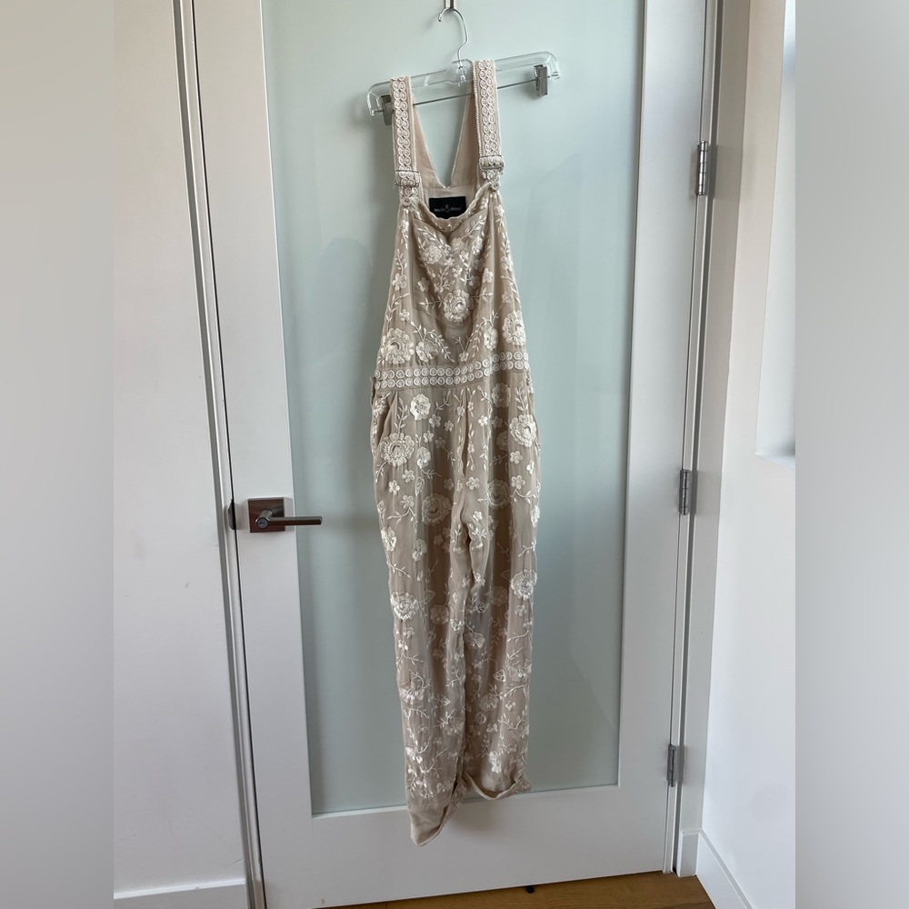 Beaded Pink Jumpsuit overalls